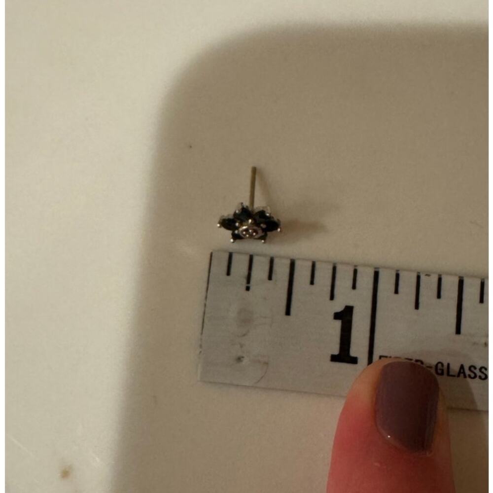 EFFY Sapphire Stud Earring - Picture 3 of 3